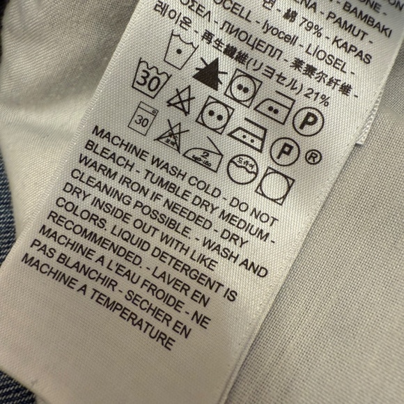 Levi’s Loose Taper Crop Capri Pants Size 28 | Big E Logo | Soft & Broken-In Fit - Picture 10 of 14